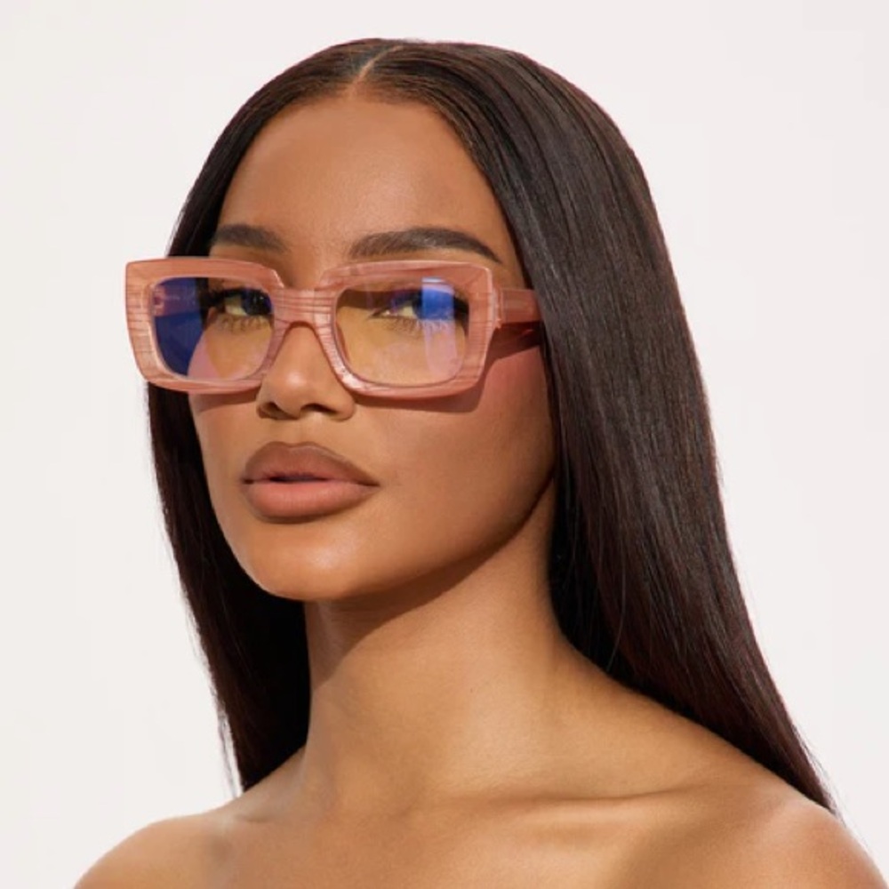 Stylish Pink and Blue Sunglasses